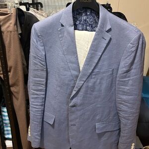 Ralph Lauren Light Blue Sport Coat with white Ralph Lauren pants